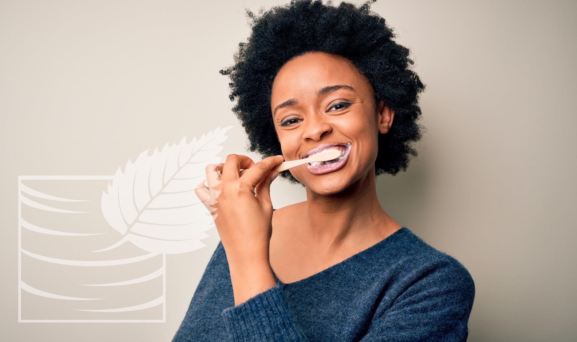 Choose fluoride-free toothpaste.