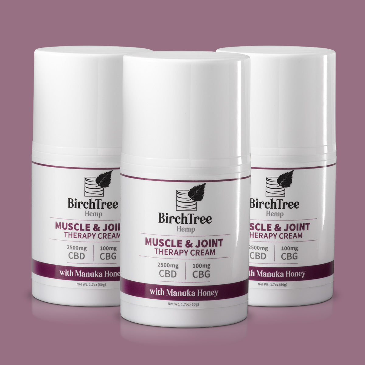 CBD Muscle & Joint Therapy Cream (3-Pack)