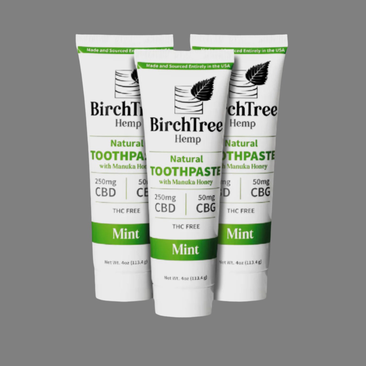 Natural CBD Toothpaste (3-Pack)